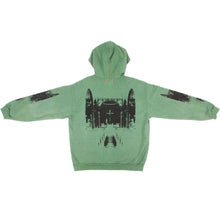 Load image into Gallery viewer, Hand Dyed Shadow Chapel Hoodie in Faded Green (2XL)
