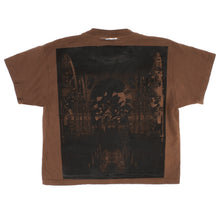 Load image into Gallery viewer, Hand Dyed Forever Cropped Tee in Brown (XL)
