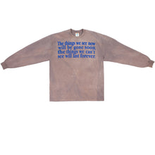 Load image into Gallery viewer, Hand Dyed Forever Tee in Brown (Large)
