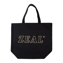 Load image into Gallery viewer, Zeal Logo Tote Bag in Black
