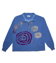Load image into Gallery viewer, Royal Blue Ripple Logo Quarter Zip - Large
