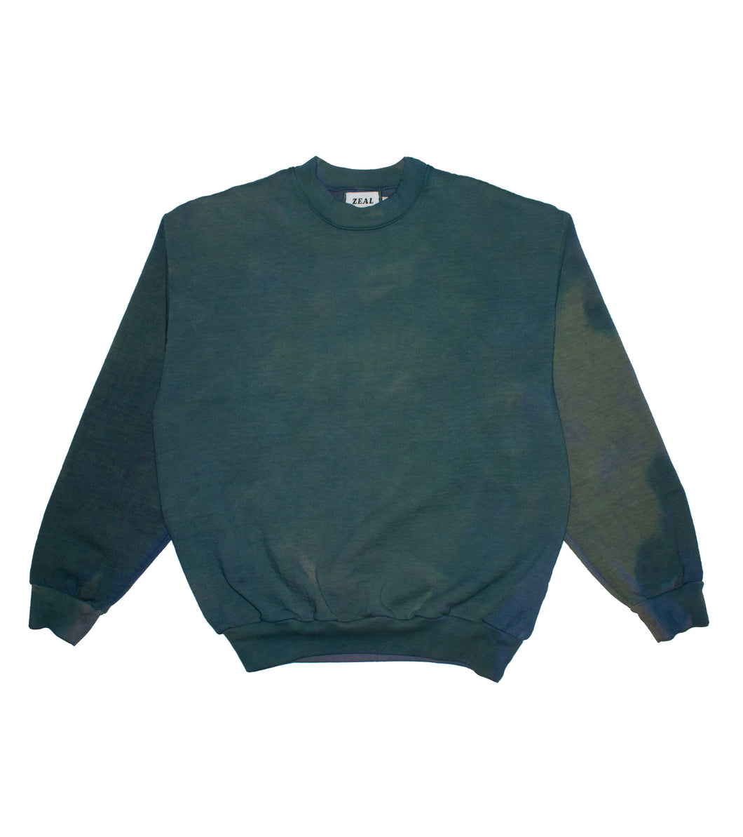 Hand Dyed Multi Color Crewneck - Large
