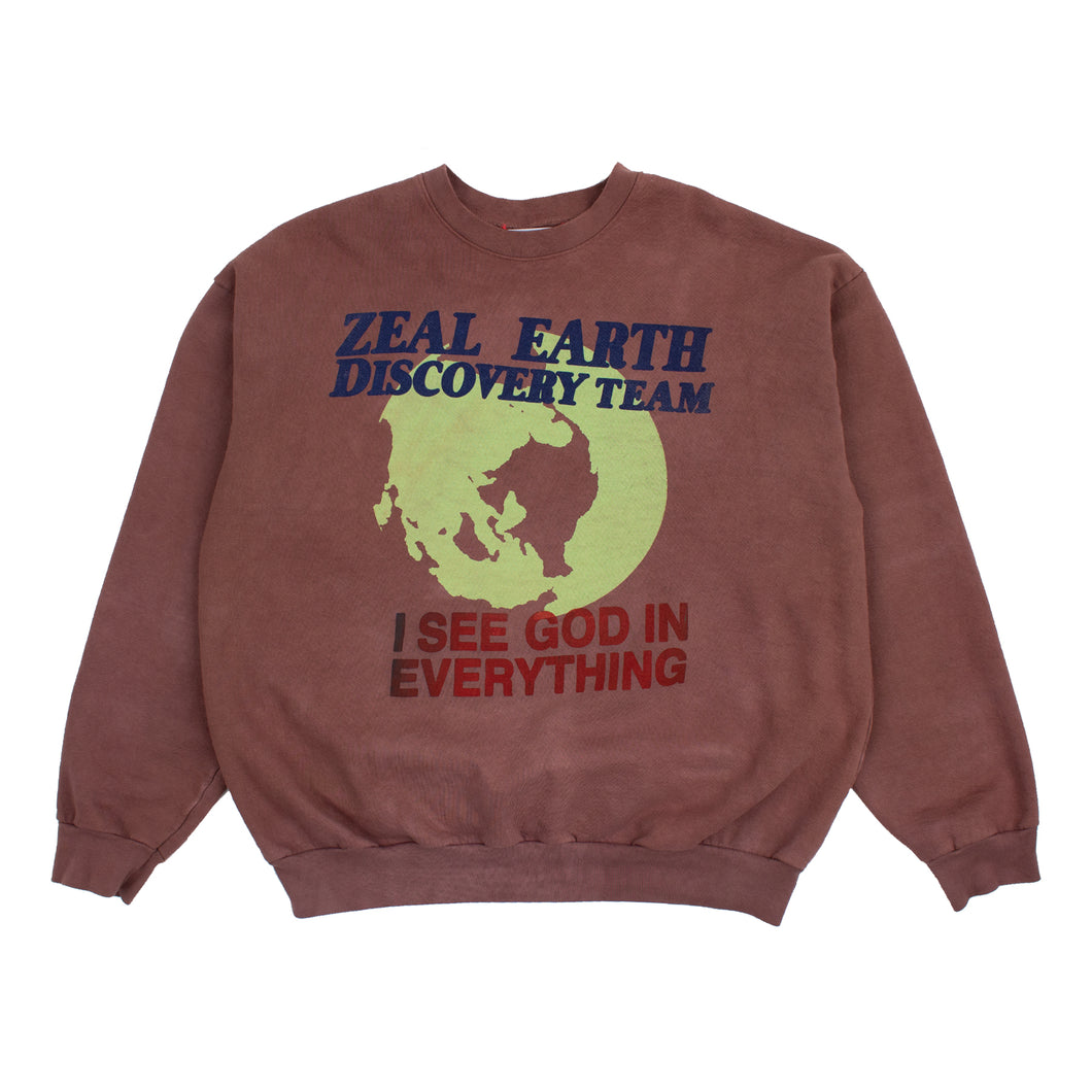 Studio Discovery Team Crewneck in Brown