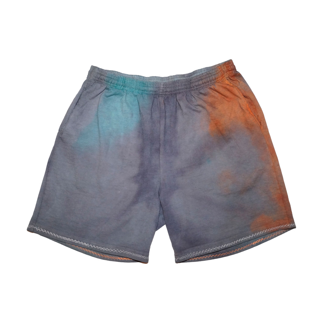 Multi Color Hand Dyed Shorts - Large