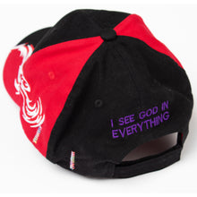 Load image into Gallery viewer, Circle Z / &quot;I SEE GOD IN EVERYTHING&quot; Racing Cap in Red

