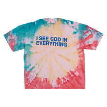 Load image into Gallery viewer, Hand Dyed &quot; I SEE GOD IN EVERYTHING&quot; Tee
