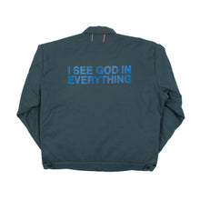 Load image into Gallery viewer, I SEE GOD IN EVERYTHING Studio Jacket in Green
