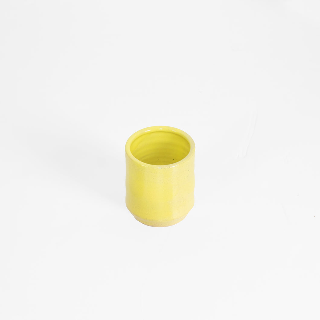 Ceramic Cup in Lime Yellow
