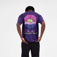 Load image into Gallery viewer, Mosaic Sunrise Tee in Purple
