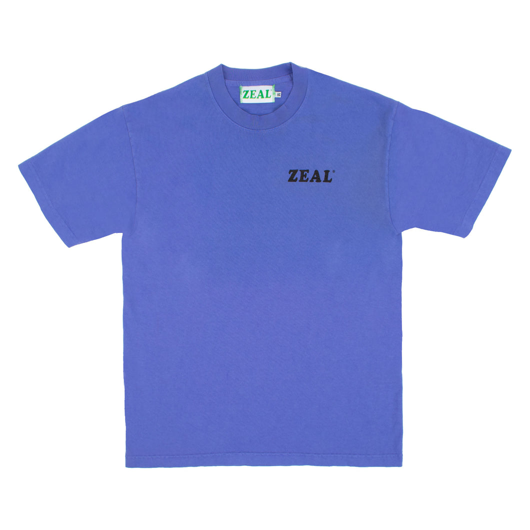 Neon Purple Classic Zeal Logo Tee