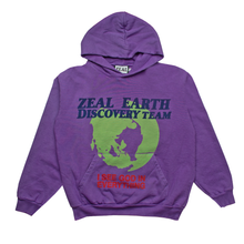 Load image into Gallery viewer, Earth Discovery Team Hoodie in Vintage Purple
