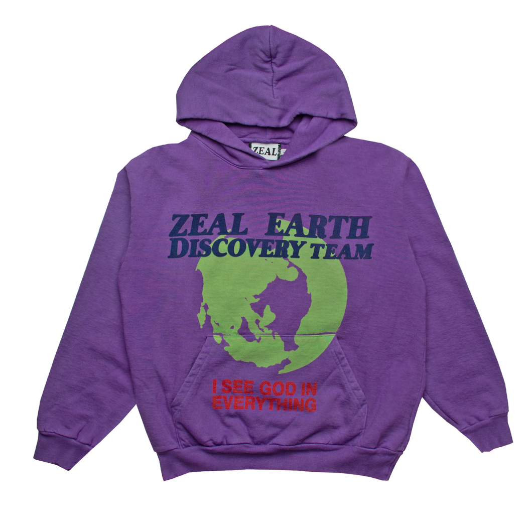 Earth Discovery Team Hoodie in Vintage Purple