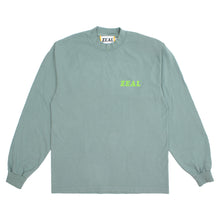 Load image into Gallery viewer, Classic Long-Sleeve Logo Tee in Sea Green
