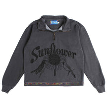 Load image into Gallery viewer, SUNFLOWER Faded Black 1/4 Zip
