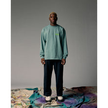 Load image into Gallery viewer, Classic Long-Sleeve Logo Tee in Sea Green
