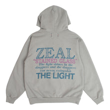 Load image into Gallery viewer, Stained Glass Hoodie in Mint Grey
