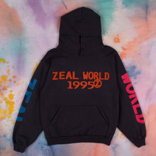 Load image into Gallery viewer, ZEAL WORLD Hoodie in Faded Black
