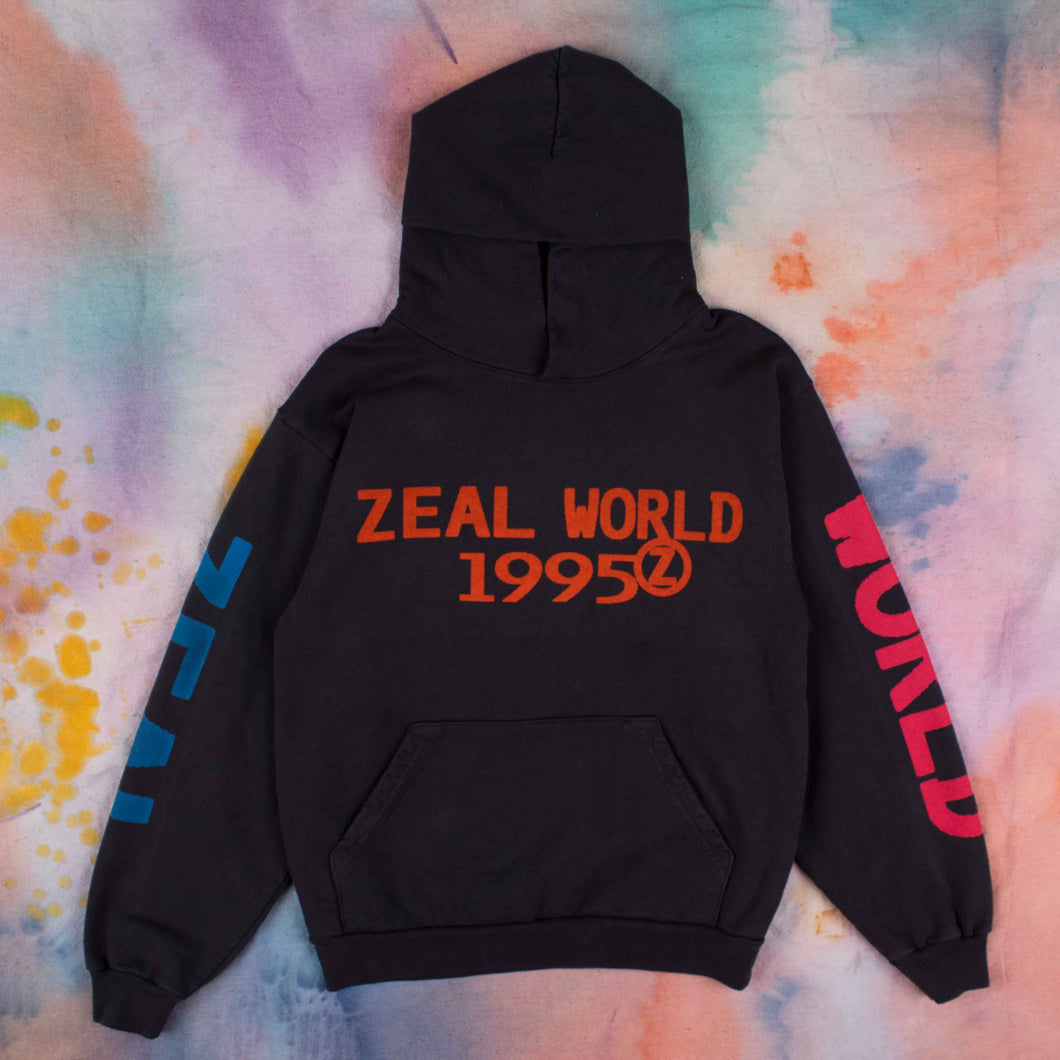 ZEAL WORLD Hoodie in Faded Black