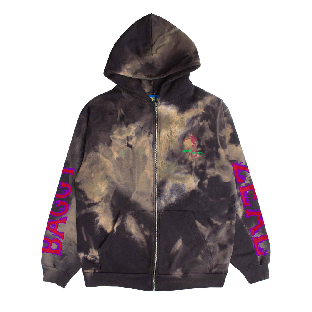 Baggy by ZEAL Hand Dyed Zip-Up Hoodie
