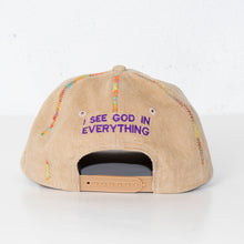 Load image into Gallery viewer, Gradient Stitch* Circle Z / &quot;I SEE GOD IN EVERYTHING&quot; Corduroy Cap

