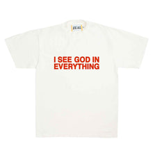 Load image into Gallery viewer, I SEE GOD IN EVERYTHING Tee in Off-White
