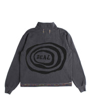 Load image into Gallery viewer, RIPPLE LOGO Faded Black 1/4 Zip

