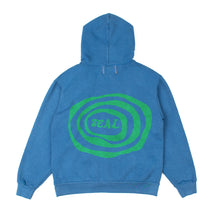 Load image into Gallery viewer, Hand Dyed Sunflower Hoodie in Electric Blue
